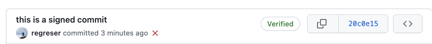 Verified Commit样例